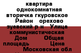 квартира однокомнатная вторичка гкуровское › Район ­ орехово зуевский р н › Улица ­ коммунистическая › Дом ­ 14 › Общая площадь ­ 31,5 › Цена ­ 1 490 000 - Московская обл. Недвижимость » Квартиры продажа   